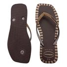Chinelo Havaianas Slim Square Glitter Contour