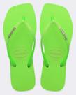 Chinelo Havaianas Slim Square Glitter Neon