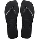 Chinelo Havaianas Slim Square Logo Metallic Feminino