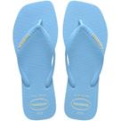 Chinelo Havaianas Slim Square Logo Pop Up Bico Quadrado Feminino