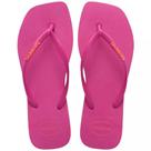 Chinelo Havaianas Slim Square Logo Pop Up