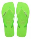 Chinelo Havaianas Slim Square Neon - Bege/Verde Chinelo Havaianas Slim Square Neon - Bege/Verde