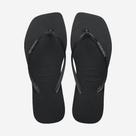 Chinelo Havaianas Slim Square Sparkle Preto