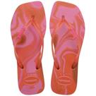 Chinelo Havaianas Square Jelly Fc - Feminino - Rosa - 3536