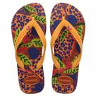 Chinelo Havaianas Tira Larga Top Caju Safari Feminino Chinelo Havaianas Tira Larga Top Caju Safari Feminino