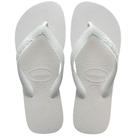 Chinelo Havaianas Top Adulto Tradicional Clássicas Cor:BrancoTamanho:47/48