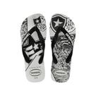 Chinelo Havaianas Top Botafogo Oficial Times Original Unissex Infantil Kids Confortável