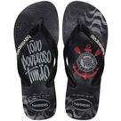 Chinelo Havaianas Top Corintians FC - Masculino - Pretopreto