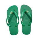 Chinelo Havaianas Top FC Original Unissex Verde Pingente Do Brasil Personalizada