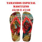 Chinelo Havaianas Top Marvel Homem Aranha SpiderMan Bege Palha