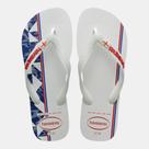 Chinelo Havaianas Top Nations Seleções Inglaterra Branco