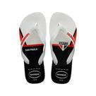 Chinelo Havaianas Top São Paulo Oficial Times Torcida Tricolor Original Unissex Adulto Confortável