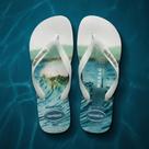 Chinelo Havaianas Top Surfer I Estampa Tropical Original