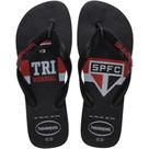 Chinelo Havaianas Top Times São Paulo Tri Mundial FC 4148307 Cor:PretoTamanho:39/40