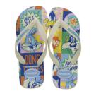 Chinelo Havaianas Top Warner Classics Bege Palha