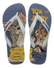 Chinelo Havaianas Top Warner Classics - Buttercream/Branco