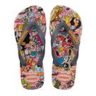 Chinelo havaianas top warner classics cinza aço