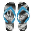 Chinelo havaianas top warner logomania brancoazul