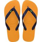 Chinelo Havaianas Unissex Brasil 37/8 Amarelo POP/MARINH PAR