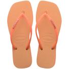 Chinelo Havainas Feminino Quadrada Square Sparkle Glitter