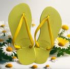 Chinelo Hawaii Amarelo Slim feminino