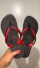 Chinelo Hawaii Champion Preto Vermelho