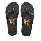 Chinelo Hurley Fusion Masculino Preto/Preto