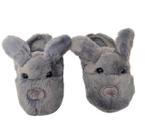 Chinelo Infantil Coelho Peluciado Reforçado P Inverno Luxo Calça 25 a 26