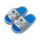 Chinelo Infantil De EVA Com Desenho De Alienígena, Bicolor, Sola Macia Antiderrapante, Moderno E Chinelo Infantil De EVA Com Desenho De Alienígena, Bicolor, Sola Macia Antiderrapante, Moderno E