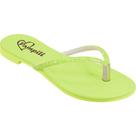 Chinelo Infantil Feminino Pampili Iris na cor Verde Eléctra