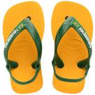 Chinelo Infantil Havaianas Baby Brasil Logo Amarelo - 4140