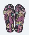 Chinelo Infantil Ipanema Barbie Meu Encanto Preto