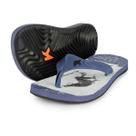 Chinelo Infantil Kenner Summer SK8 Kids - Azul Escuro - 33/34