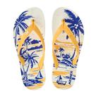 Chinelo Infantil Kenner Summer Tropicos Kids - Azul e Amarelo