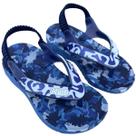 Chinelo Infantil Masculina klin Acqua Print Sandalia de Dedo Com Elástico Para Menino