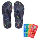 Chinelo Infantil Masculino com Game Boy Confortável e Divertido
