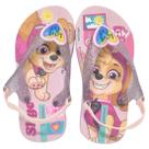 Chinelo Infantil Menina Elastico Patrulha Canina Ipanema