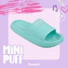 Chinelo Infantil Menina Pampili Mini Puff Lisa 677006 Verde claro