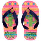 Chinelo Infantil Menina Praiano Várias Estampas Pimpolho