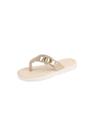Chinelo Infantil Menina Tira Laço Coração Dourado