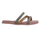 Chinelo Infantil Meninas Strass Brilhante Molekinha