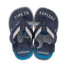 Chinelo Infantil Menino Com Elastico Cartago Mini 11493