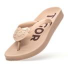Chinelo Infantil Menino Estampado Tigor T. Tigre Original Leve Macio Conforto Detalhe Bege