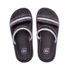 Chinelo Infantil Molekinha Flatform com Glitter Preto