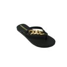 Chinelo ipanema 27352 - preto / dourado - 37