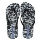 Chinelo Ipanema Animal Chic Preto