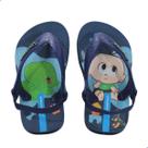 Chinelo Ipanema Bebê Turma da Mônica Azul