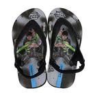 Chinelo Ipanema Infantil Max Steel Preto/Cinza