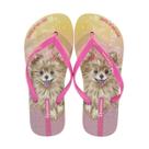 Chinelo Ipanema Pets Pop Amarelo/Rosa