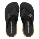 Chinelo Kenner Djy-01 Rakka Preto/Dourado